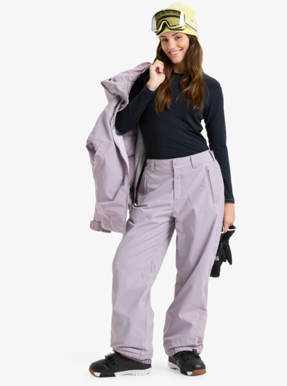 roxy, Steeply 10K - Funktionelle Snow-Hose für Frauen, NIRVANA (pjq0) Steeply - Technical Snow Pants for Women  ERJTP03294