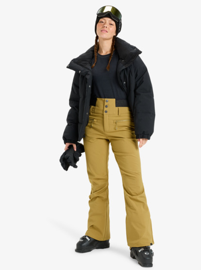 roxy, Rising High - Pantalón técnico de snow para mujer, FENNEL SEED (tmg0) Rising High - Technical Snow Pants for Women  ERJTP03295