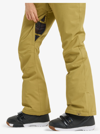 roxy, Diversion - Pantalon de snow technique pour Femme, FENNEL SEED (tmg0) Diversion - Technical Snow Pants for Women  ERJTP03298