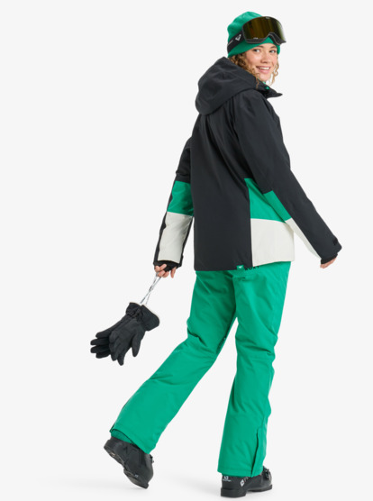 roxy, Backyard - Technical Snow Pants for Women, VIVID GREEN (gnw0) Backyard - Technical Snow Pants for Women  ERJTP03299