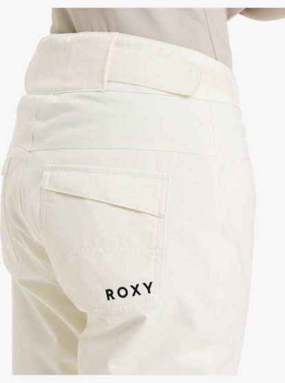 roxy, Backyard - Pantalon de snow technique pour Femme, WHISPER WHITE (wcf0) Backyard - Technical Snow Pants for Women  ERJTP03299