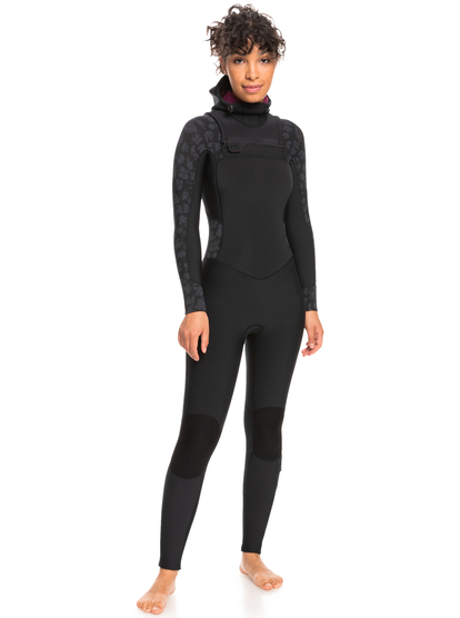 5/4/3mm Swell Series - Hooded Chest Zip Wetsuit for Women  ERJW203012