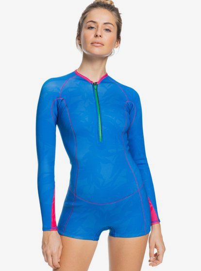 1.5mm POP Surf - Long Sleeve Front Zip Springsuit for Women  ERJW403028