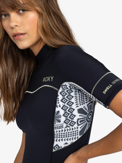 2mm Swell Series - Short Sleeve Back Zip Springsuit for Women  ERJW503027