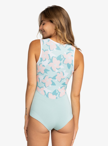 roxy, 1.0 Rise - Back Zip Short Jane Wetsuit for Women, HARBOR GRAY (bfr0) 1.0 Rise - Back Zip Short Jane Wetsuit for Women  ERJW603032