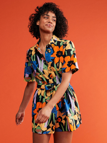 Real Yesterday - Playsuit for Women  ERJWD03689