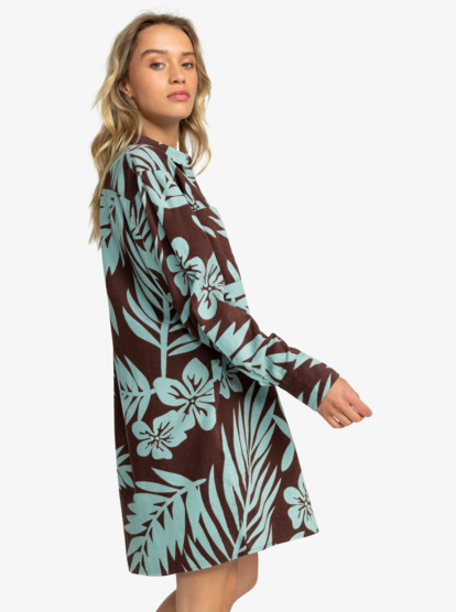 Sunset Memories - Long Sleeve Shirt Dress for Women  ERJWD03743