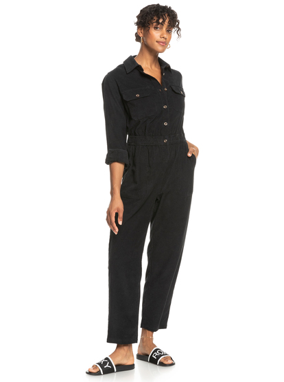 Read My Mind - Long Sleeve Corduroy Jumpsuit for Women  ERJWD03745