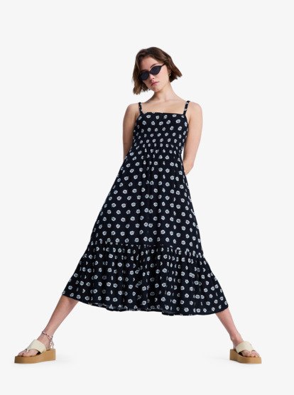 Sunrise Coastline Printed - Strappy Dress for Women  ERJWD03938