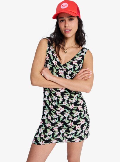 Free Spirits Mini - V-Neck Dress for Women  ERJWD03942