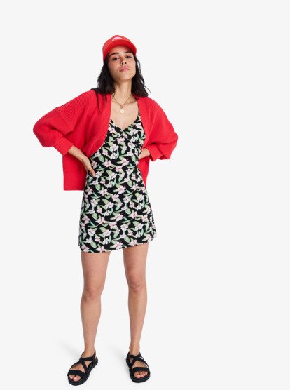 Free Spirits Mini - V-Neck Dress for Women  ERJWD03942