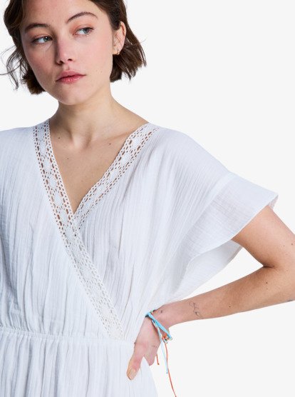 Bright Mornings Mini - Mini Wrap Dress for Women  ERJWD03968