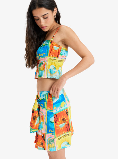 Atlas Summer Cocktail - Mini Skirt for Women  ERJWK03181