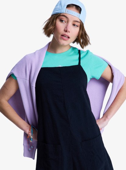 Lavender Haze - Strappy Romper for Women  ERJWO03021