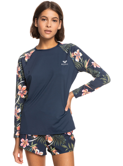 Printed - Long Sleeve Rash Vest for Women  ERJWR03648