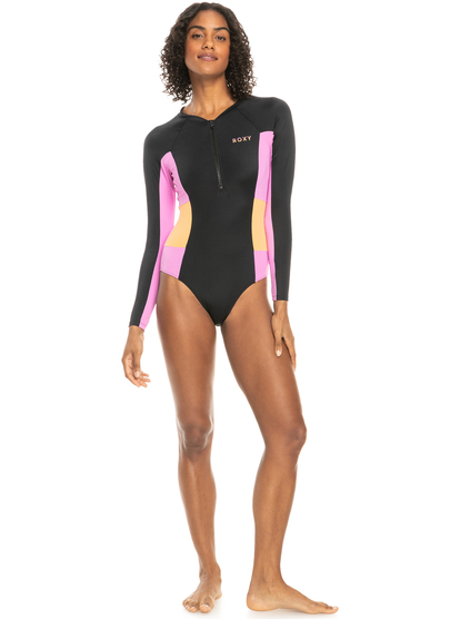 Roxy Fitness - Long Sleeve One-Piece Swimsuit for Women  ERJWR03651