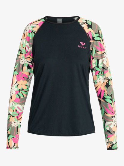 Printed - Long Sleeve Zipped Rash Vest for Women  ERJWR03757