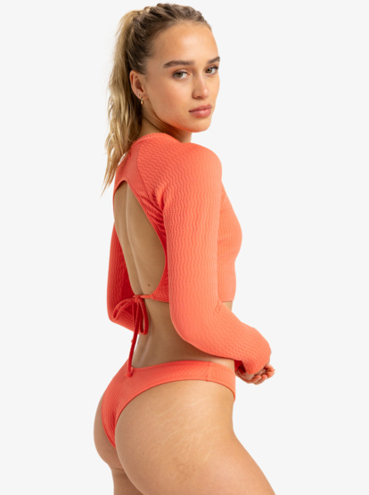 Lagos - Long Sleeves Crop Surf Top for Women  ERJWR03835