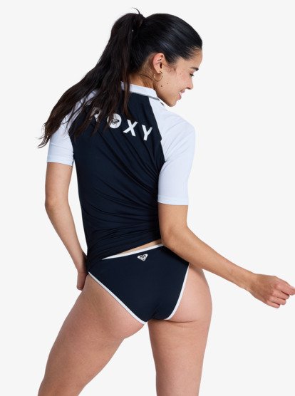 The Retro Essentials - Short Sleeve Rash Vest for Women  ERJWR03896