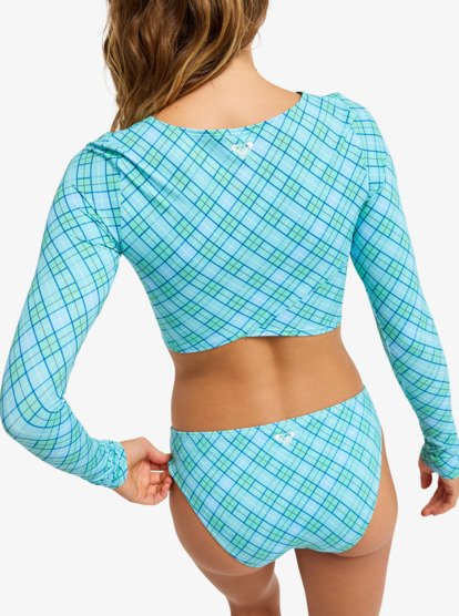 The Beach Babe - Long Sleeve Cropped Rash Vest for Women  ERJWR03902