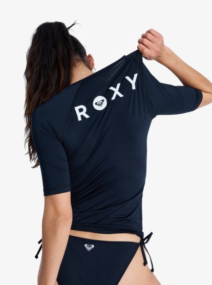 Essentials - Zipped Short Sleeve Rash Vest for Women  ERJWR03907