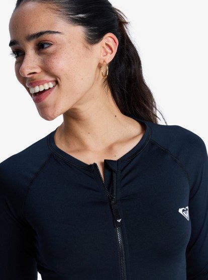 Essentials - Zipped Long Sleeve Rash Vest for Women  ERJWR03910