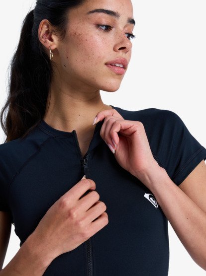 Essentials - Short Sleeve One-Piece Swimsuit for Women  ERJWR03916