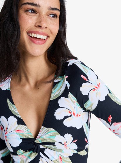 Beach Classic - Long Sleeve One-Piece Swimsuit for Women  ERJWR03923