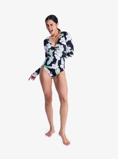 Beach Classic - Long Sleeve One-Piece Swimsuit for Women  ERJWR03923
