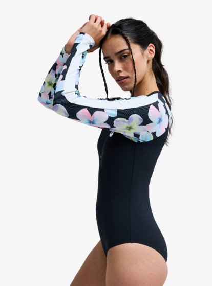 Roxy Active - Long Sleeve One-Piece Swimsuit for Women  ERJWR03927