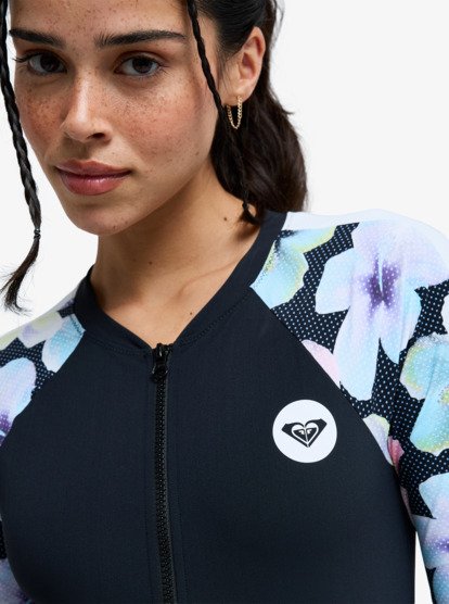 Roxy Active - Long Sleeve One-Piece Swimsuit for Women  ERJWR03927