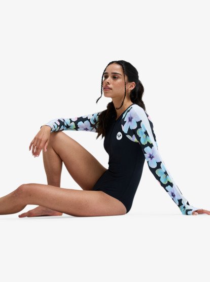 Roxy Active - Long Sleeve One-Piece Swimsuit for Women  ERJWR03927