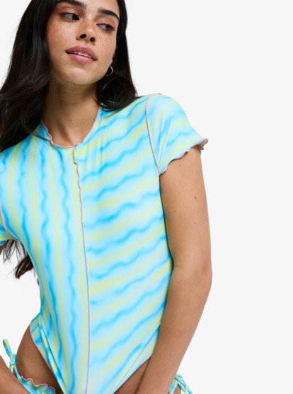 Neon Queen - Cap Sleeve Rash Vest for Women  ERJWR03962