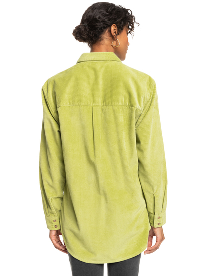 Let It Go - Corduroy Long Sleeve Shirt for Women  ERJWT03591