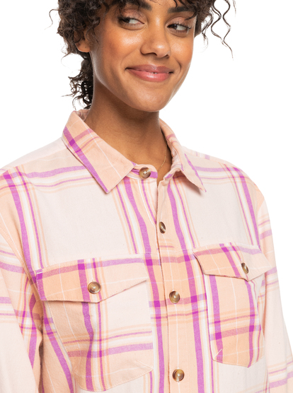 Let It Go Flannel - Long Sleeve Shirt for Women  ERJWT03592