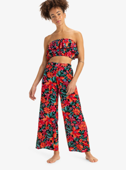 Golden Tropic - Floral Tube Top for Women  ERJWT03629