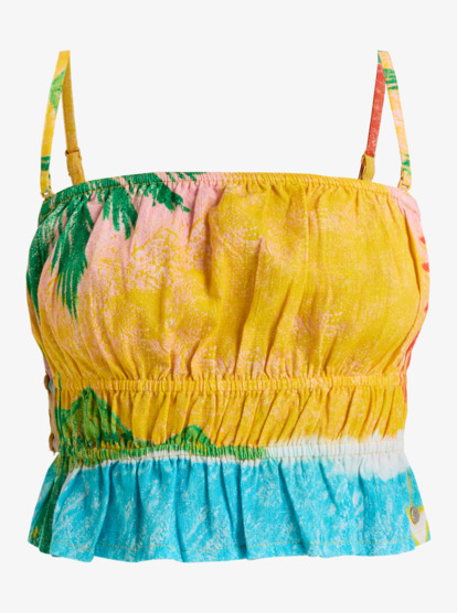 roxy, Atlas Palmy Daze - Tube Top for Women, BRIGHT WHITE (wbb0) Atlas Palmy Daze - Tube Top for Women  ERJWT03669