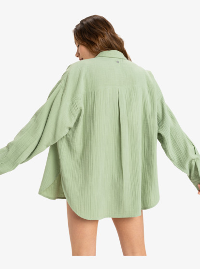 Morning Time - Oversize Long Sleeves Shirt for Women  ERJWT03674