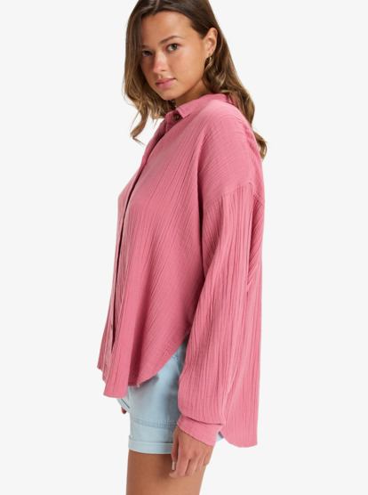 Morning Time - Oversize Long Sleeves Shirt for Women  ERJWT03674