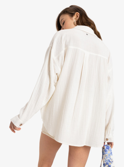 Morning Time - Oversize Long Sleeves Shirt for Women  ERJWT03674