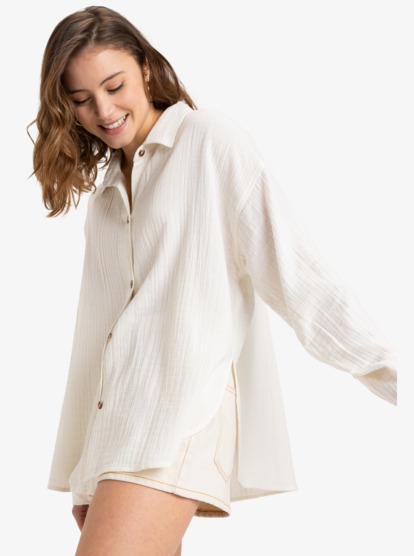 Morning Time - Oversize Long Sleeves Shirt for Women  ERJWT03674