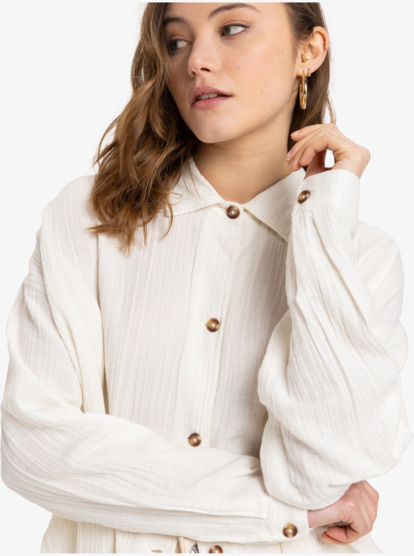 Morning Time - Oversize Long Sleeves Shirt for Women  ERJWT03674