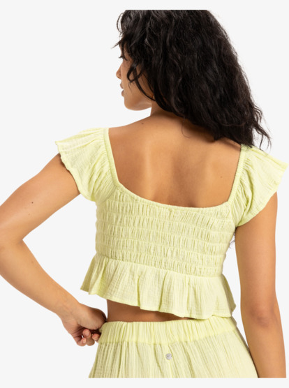 roxy, Brisa Nova - Top de manga corta para Mujer, LUMINARY GREEN (gbs0) Brisa Nova - Short Sleeve Top for Women  ERJWT03689