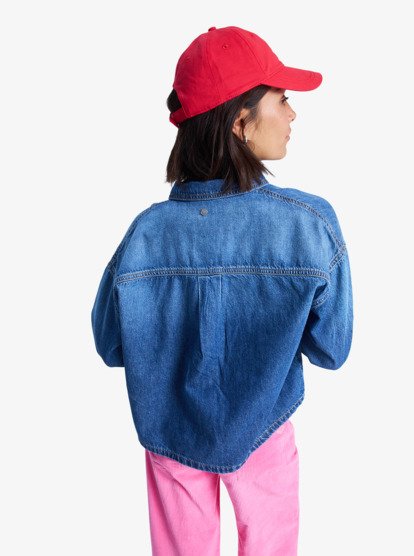 Another Reflect - Long Sleeve Denim Shirt for Women  ERJWT03704