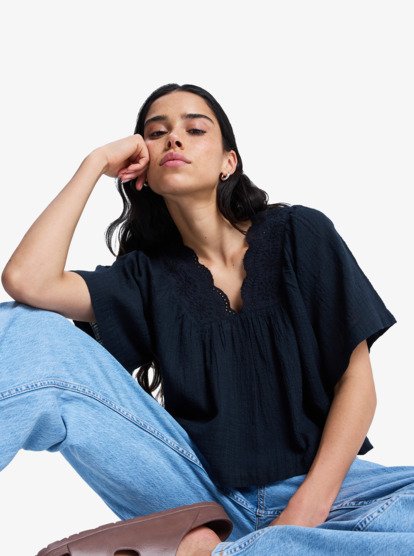 Paradise Lagoon - Short Sleeve Blouse for Women  ERJWT03705