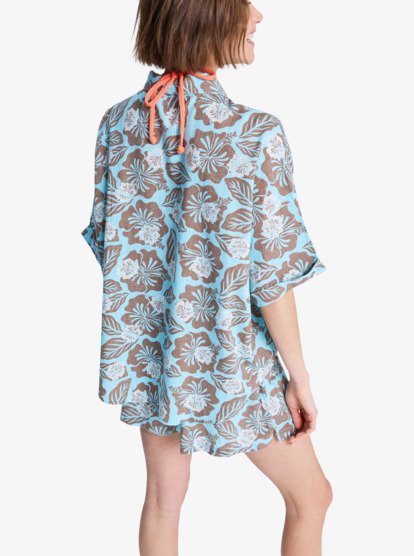 Beachy Nostalgia - Short Sleeve Shirt for Women  ERJWT03746