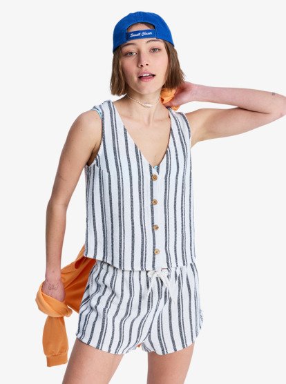 Sunbaked Spirit - Knitted Vest for Women  ERJWT03748