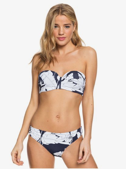 Printed Beach Classics - Bandeau Bikini Set  ERJX203375