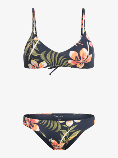 Roxy Into The Sun - Athletic Two Piece Bikini Set for Women  ERJX203505