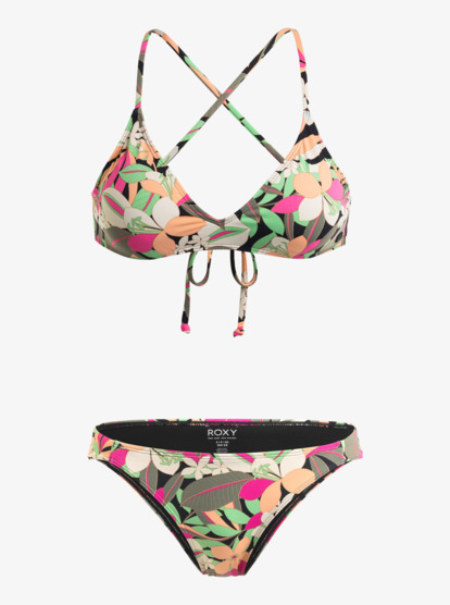 Printed Beach Classics - Athletic Two-Piece Bikini Set for Women  ERJX203536